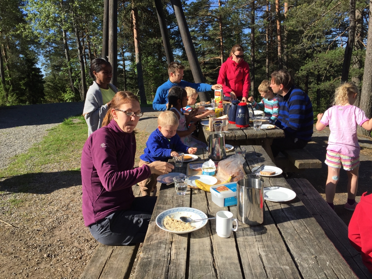 Gode muligheter for å spise utendørs